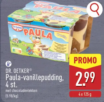 Promotie: Paula-vanillepudding