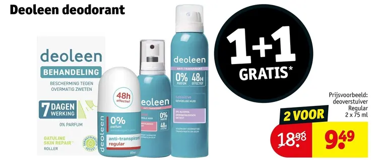 Aanbieding: Deoleen deodorant