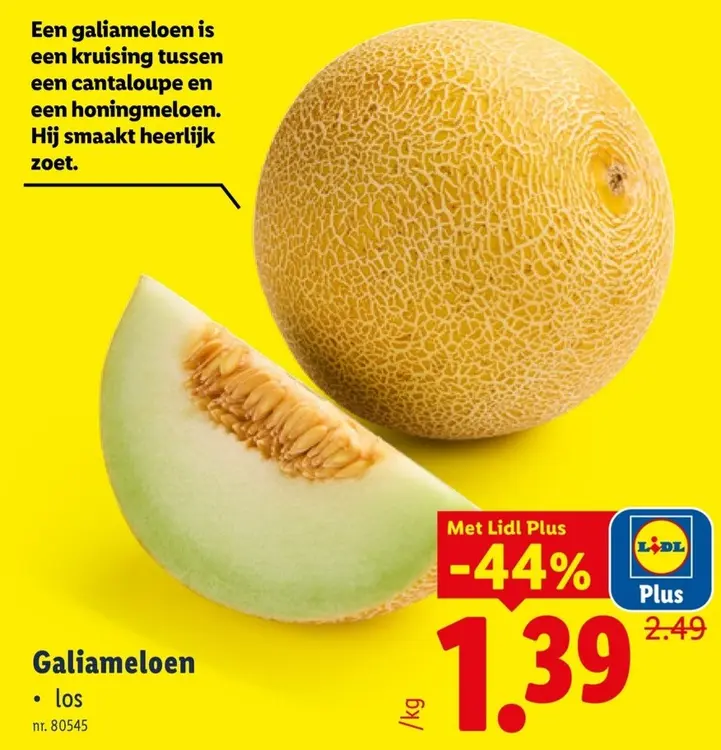 Promotie: Galiameloen