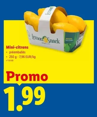 Offre: Mini-citrons