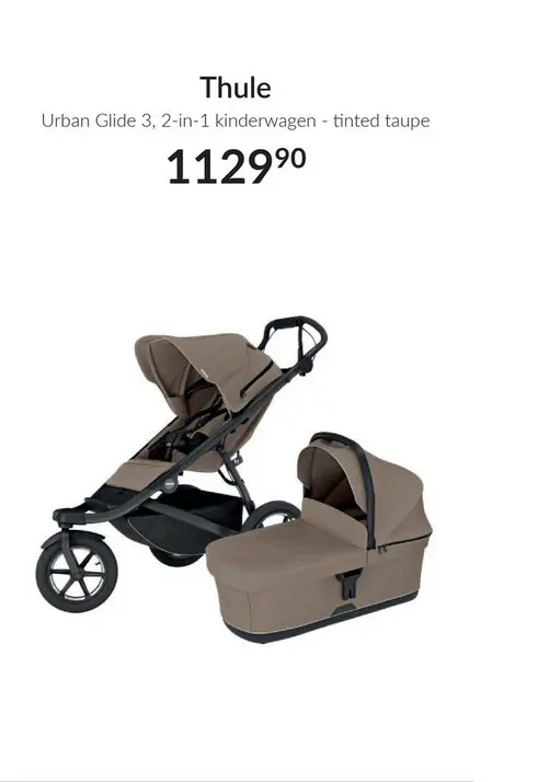 Aanbieding: Urban Glide 3, 2-in-1 kinderwagen