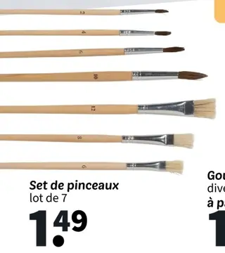Offre: Set de pinceaux