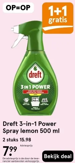 Aanbieding: 3-in-1 Power Spray lemon