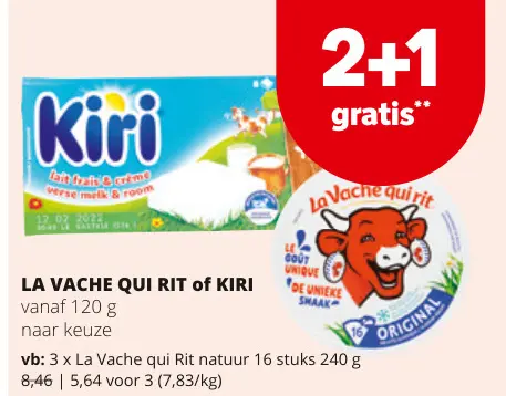 Promotie: LA VACHE QUI RIT or KIRI