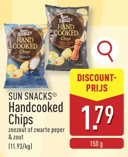 Aanbieding: Sun Snacks Handcooked Chips