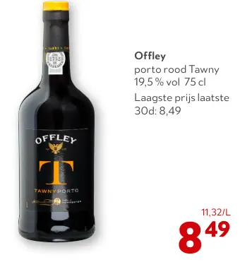 Promotie: Porto Rood Tawny