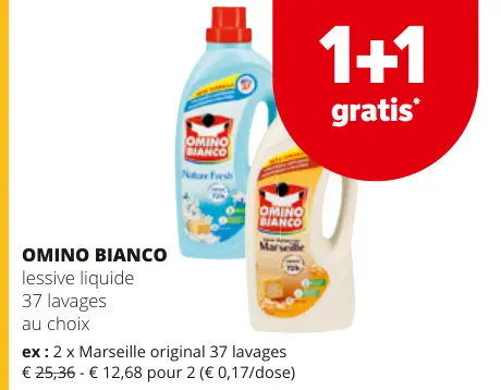 Offre: lessive liquide