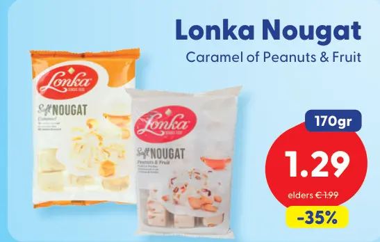 Aanbieding: Lonka Nougat