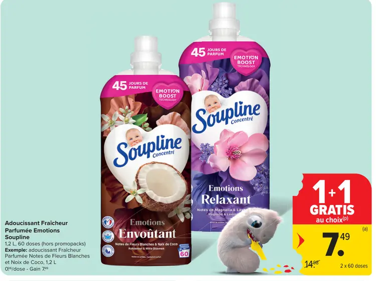 Offre: Adoucissant Fraîcheur Parfumée Emotions