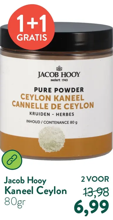 Aanbieding: Jacob Hooy Kaneel Ceylon