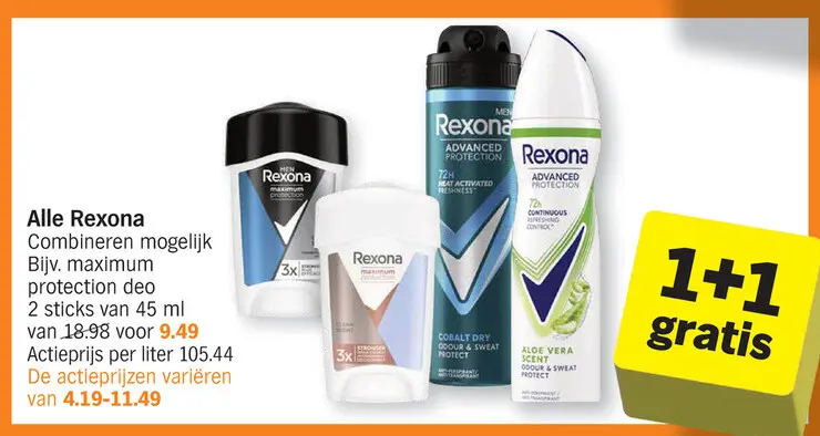 Promotie: Alle Rexona