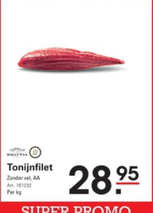Promotie: Tonijnfilet