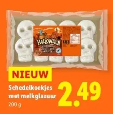 Aanbieding: Schedelkoekjes met melkglazuur