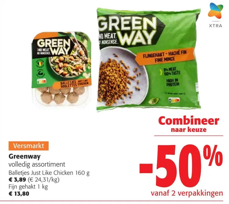 Aanbieding: Greenway Balletjes Just Like Chicken