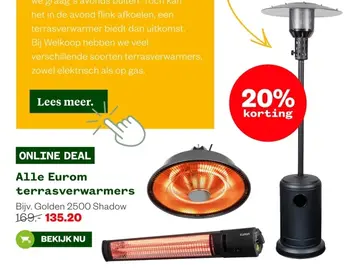 Aanbieding: Alle Eurom terrasverwarmers