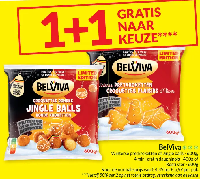 Aanbieding: Winterse pretkroketten of Jingle balls