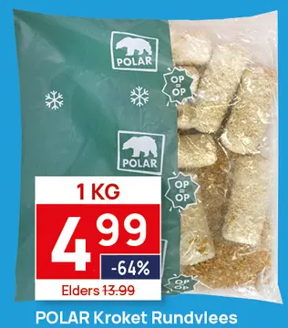 Aanbieding: POLAR Kroket Rundvlees