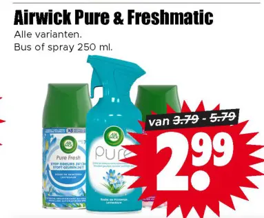 Aanbieding: Airwick Pure & Freshmatic