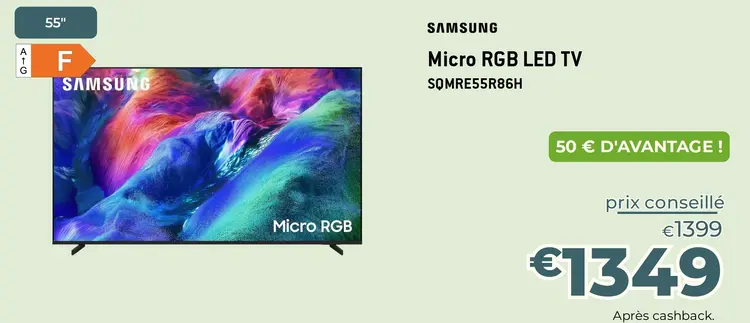 Offre: Micro RGB LED TV