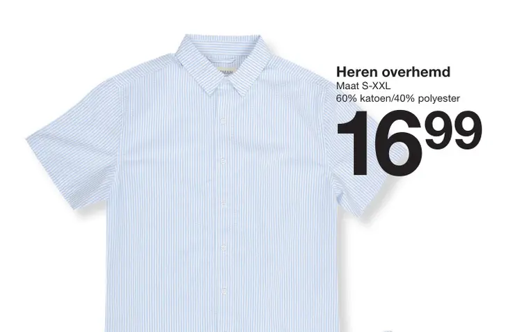 Promotie: Heren overhemd