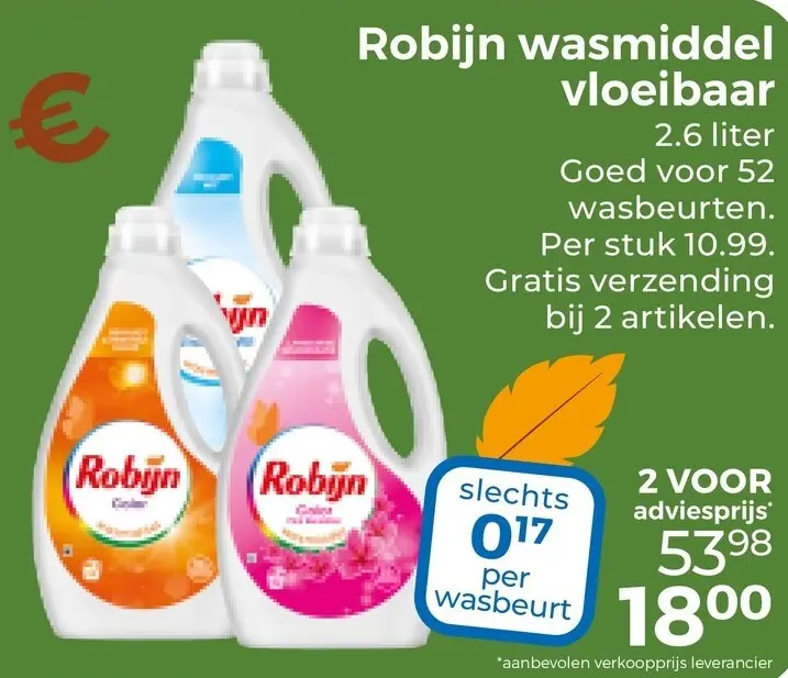 Aanbieding: Wasmiddel vloeibaar