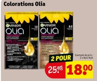 Offre: Colorations Olia