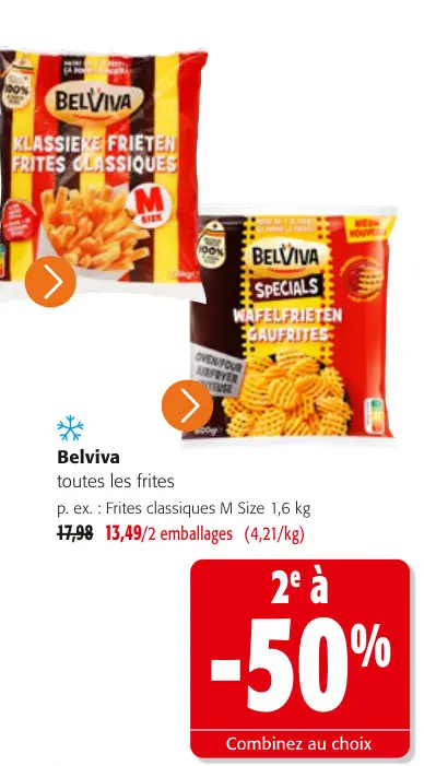 Offre: Frites classiques
