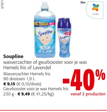 Aanbieding: Soupline wasverzachter of geurbooster