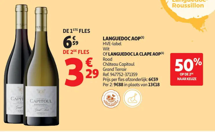Promotie: Château Capitoul Languedoc AOP of Languedoc La Clape AOP Château Capitoul Grand Terroir