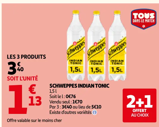 Offre: Indian tonic