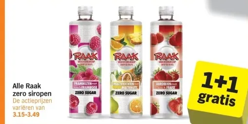 Aanbieding: Raak zero siropen