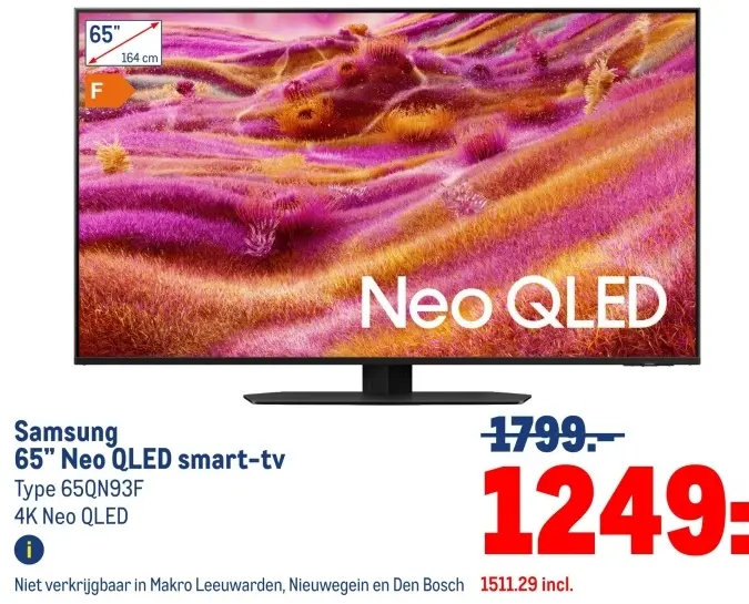 Aanbieding: 65" Neo QLED smart-tv