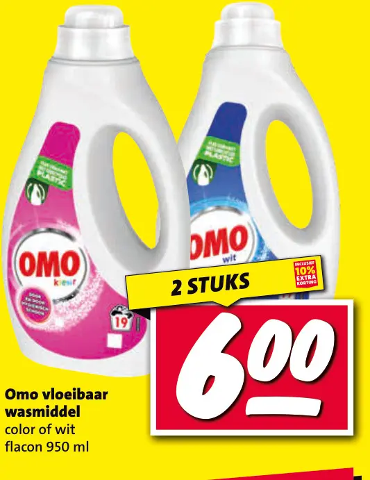 Aanbieding: Omo vloeibaar wasmiddel