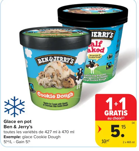 Offre: Glace en pot