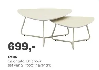 Aanbieding: Salontafel Driehoek