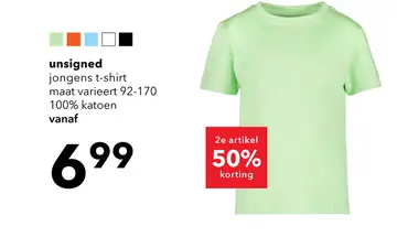 Aanbieding: jongens t-shirt