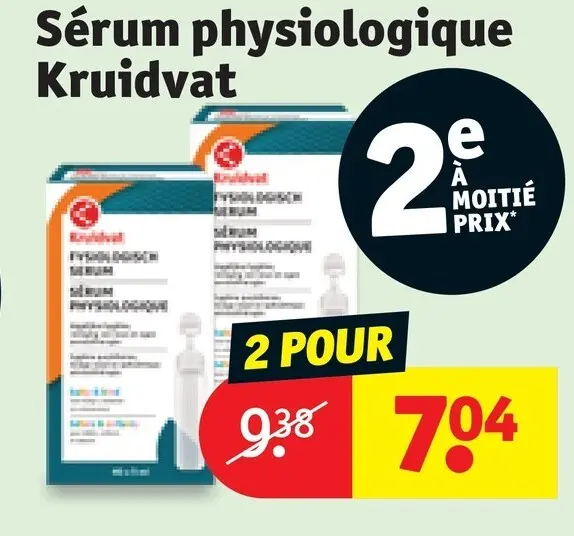 Offre: Sérum physiologique