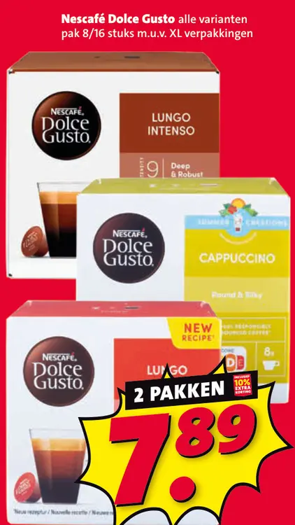 Aanbieding: Nescafé Dolce Gusto