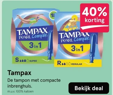 Aanbieding: Tampax