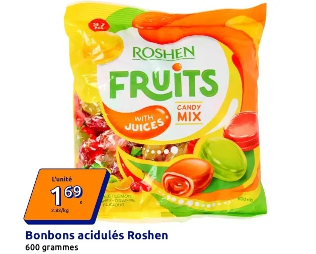 Offre: Bonbons acidulés
