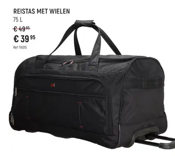 Aanbieding: REISTAS MET WIELEN