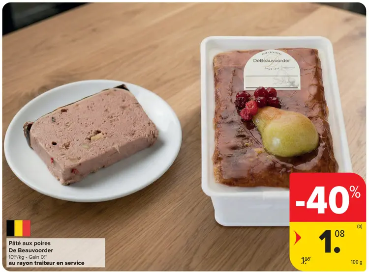 Offre: Pâté aux poires