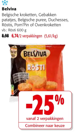 Promotie: Belviva