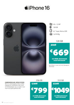 Aanbieding: iPhone 16