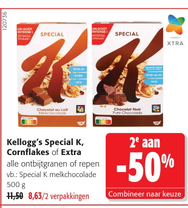 Promotie: Special K, Cornflakes of Extra