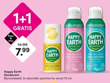 Aanbieding: Happy Earth Deodorant