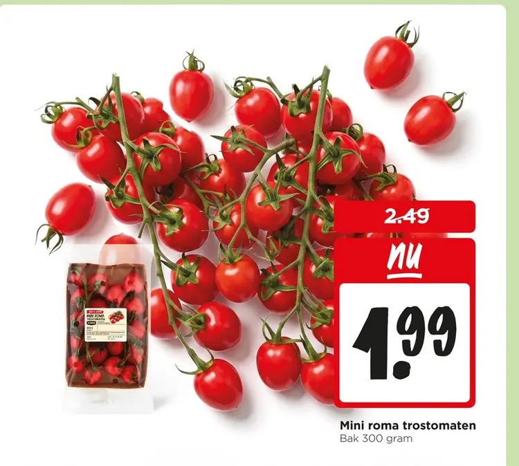 Aanbieding: Mini roma trostomaten