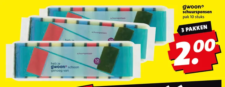 Aanbieding: Schuursponsen