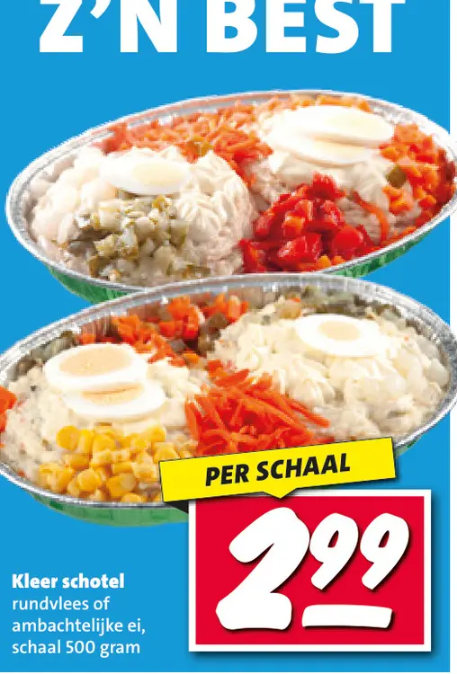 Aanbieding: Kleer schotel