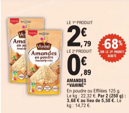 Promotie: Amandes
